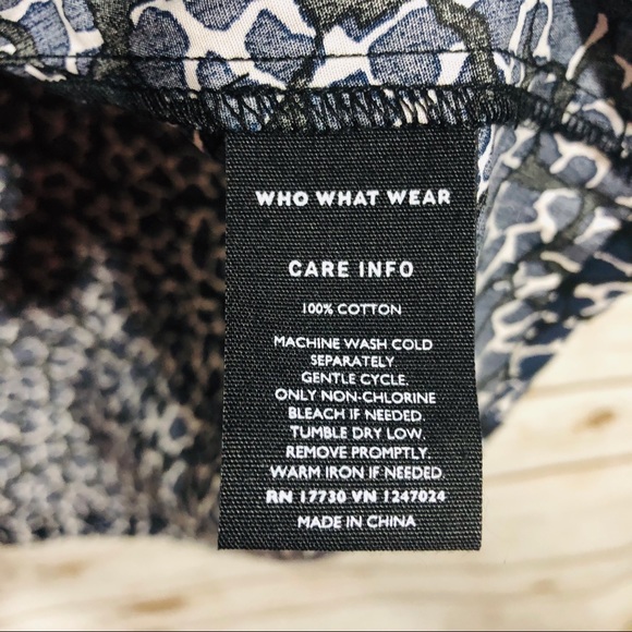 Who What Wear women’s short sleeve button blouse - Picture 5 of 5